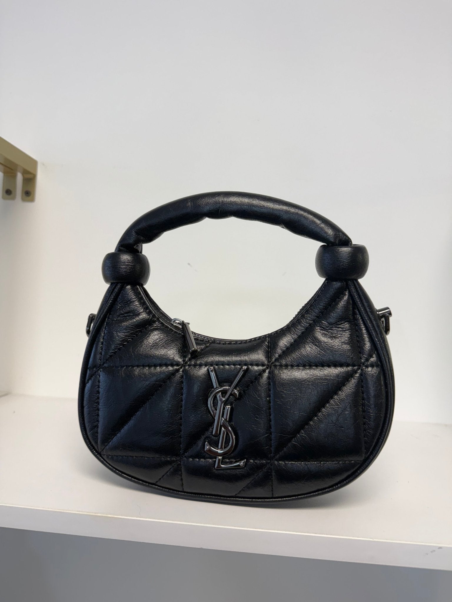 Mini YSL - Inspired Quilted Shoulder Bag - The Luxe Authority
