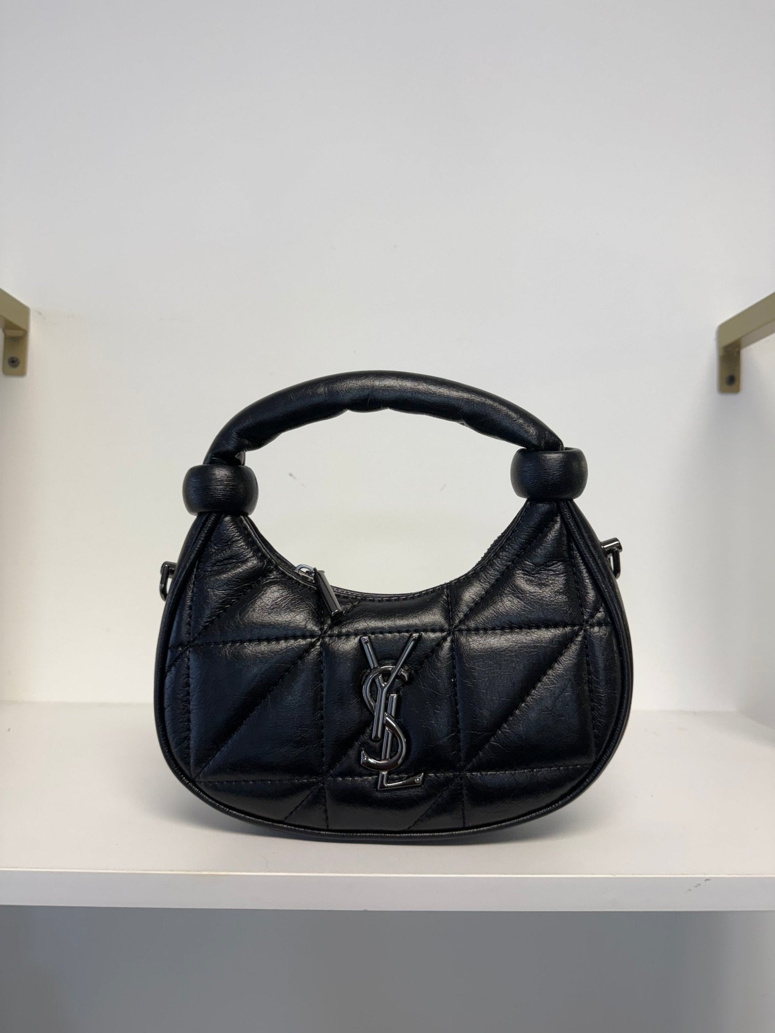 Mini YSL - Inspired Quilted Shoulder Bag - The Luxe Authority